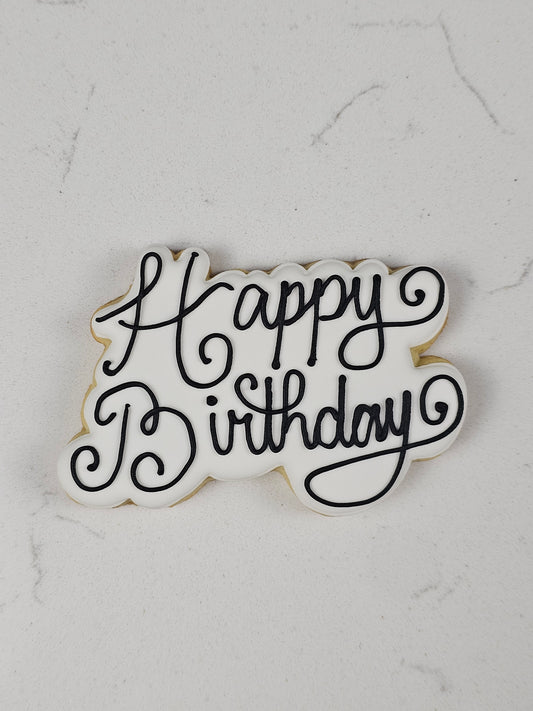 Happy Birthday Plaque